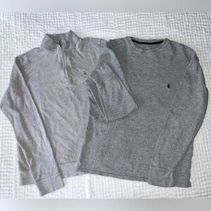 Boys Polo by Ralph Lauren Long Sleeve Shirts Set of 2
